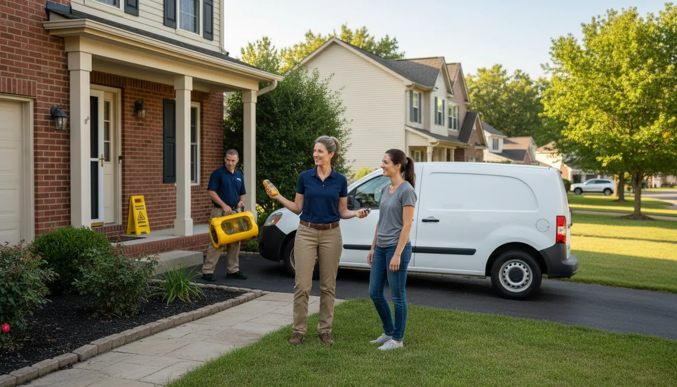 Water restoration image for Dehumidification And Cleanup Services in Michigan Center, MI